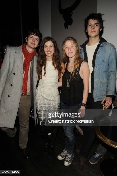 Jonathan Allen, Chiara Clemente, Mallory Neidich and Grear Patterson attend Chiara Clemente's OUR CITY DREAMS After Party Sponsored by DIOR BEAUTY...
