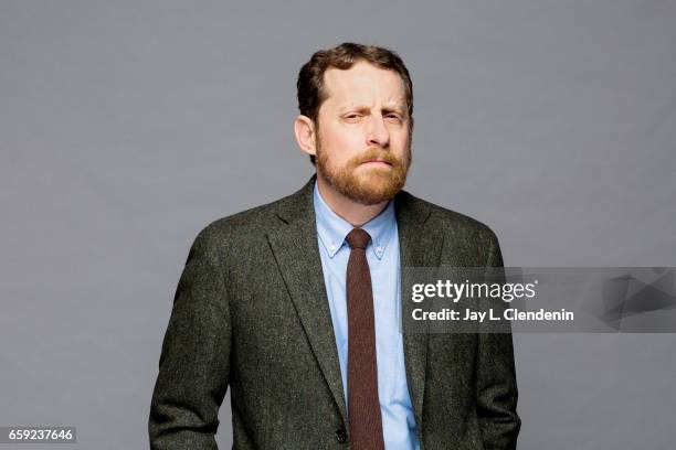 Scott M. Gimple, executive producer from AMC's 'The Walking Dead is photographed during Paley Fest for Los Angeles Times on March 17, 2017 in Los...