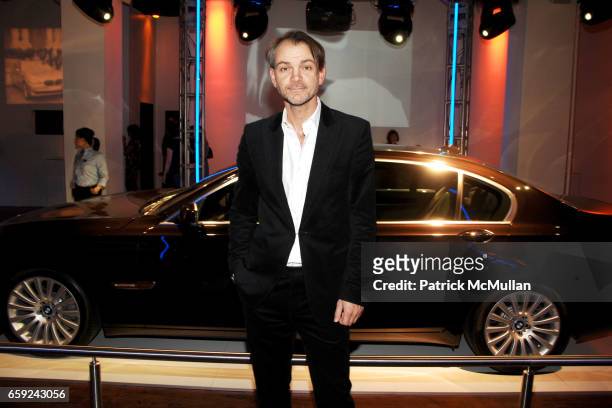 Adrian Van Hooydonk attends VOGUE and BMW party to celebrate the new 2009 BMW 7 Series with Free Arts NYC at 122 West 26th Street on February 12,...