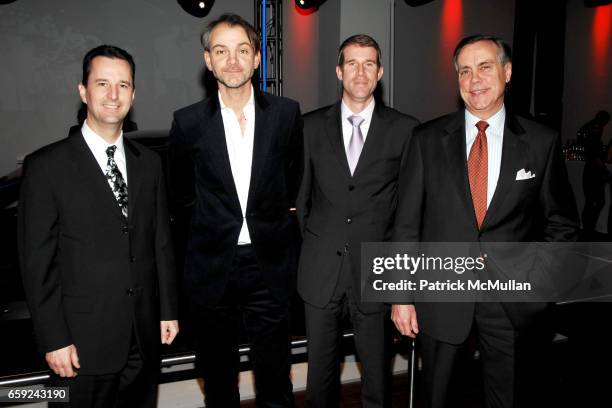 David Duncan, Adrian Van Hooydonk, Oliver Rademacher and Gene Donnelly attend VOGUE and BMW party to celebrate the new 2009 BMW 7 Series with Free...