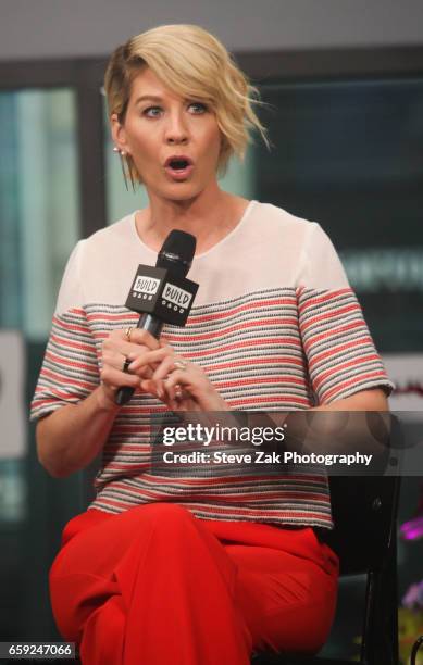 Actress Jenna Elfman attends Build Series to discuss "Imaginary Mary" at Build Studio on March 28, 2017 in New York City.