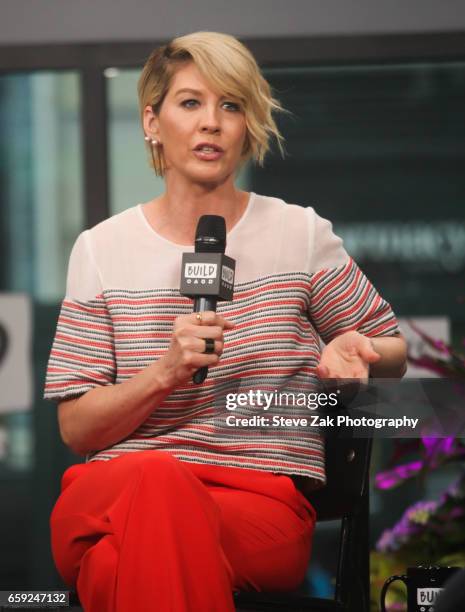 Actress Jenna Elfman attends Build Series to discuss "Imaginary Mary" at Build Studio on March 28, 2017 in New York City.