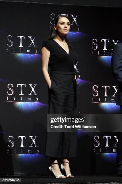 Actor Mila Kunis at CinemaCon 2017 The State of the Industry: Past, Present and Future and STXfilms Presentation at The Colosseum at Caesars Palace...