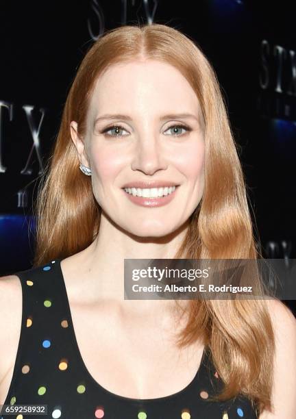 Actor Jessica Chastain at CinemaCon 2017 The State of the Industry: Past, Present and Future and STXfilms Presentation at The Colosseum at Caesars...