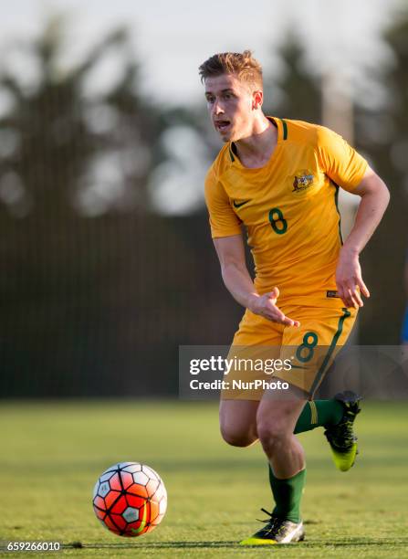 Stefan Mauk during the friendly match of national teams U21 of Australia vs. Finland in Pinatar Arena, Murcia, SPAIN. March, 27th 2017 .