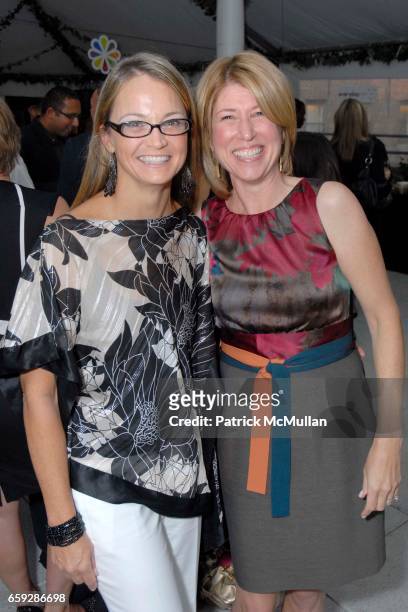 Lori Flynn and Laura Klein attend EVERYDAY HEALTH Third Anniversary Party at Hudson Hotel on September 17, 2009 in New York City.