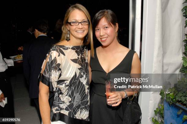 Lori Flynn and Amy Feng attend EVERYDAY HEALTH Third Anniversary Party at Hudson Hotel on September 17, 2009 in New York City.