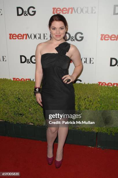 Jennifer Stone attends the Seventh Annual Teen Vogue Young Hollywood Party at Milk Studios on September 25, 2009 in Los Angeles, California.