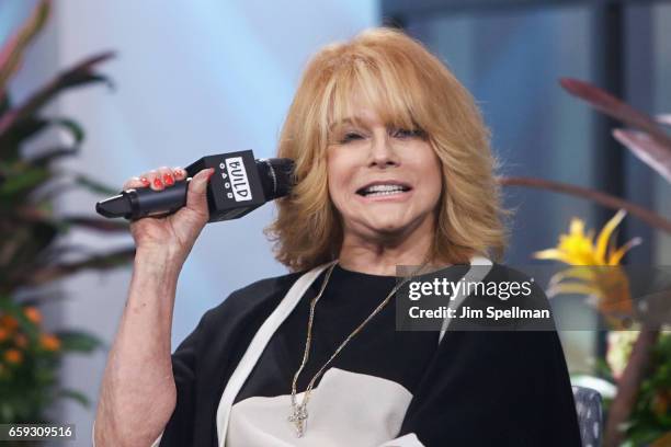 Actress Ann Margret attends the Build series to discuss "Going In Style" at Build Studio on March 28, 2017 in New York City.