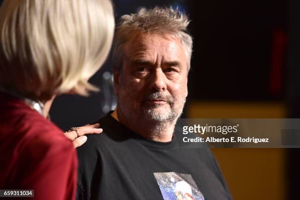 Director Luc Besson at CinemaCon 2017 The State of the Industry: Past, Present and Future and STXfilms Presentation at The Colosseum at Caesars...