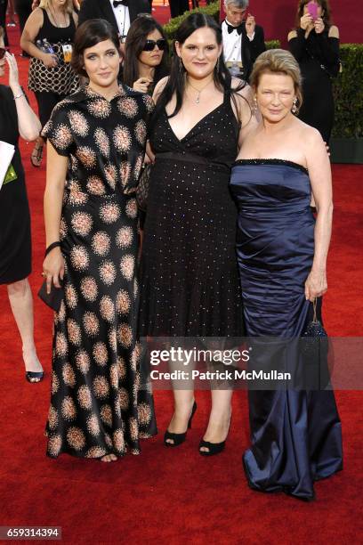 Emily Wiest, Lily Wiest and Diane Wiest attend 61st Annual Primetime Emmy Awards - Arrivals at Nokia Theatre LA Live on September 20, 2009 in Los...