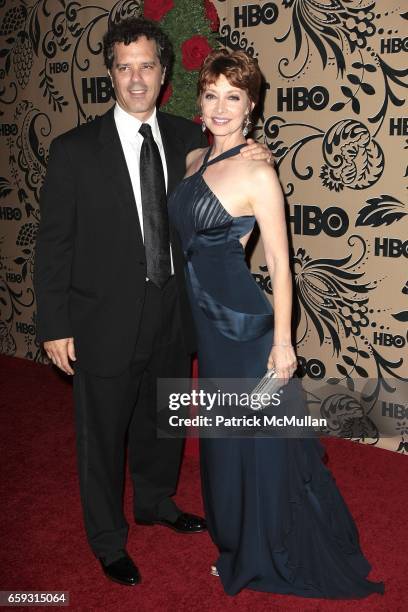 Dr. Tom Apostle and Sharon Lawernce attend HBO EMMY After Party at Pacific Design Center on September 20, 2009 in West Hollywood, California.