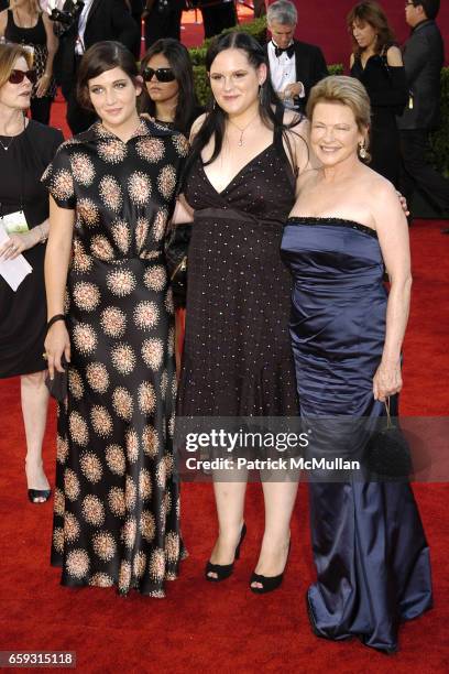 Emily Wiest, Lily Wiest and Diane Wiest attend 61st Annual Primetime Emmy Awards - Arrivals at Nokia Theatre LA Live on September 20, 2009 in Los...