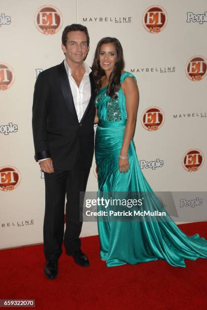 Jeff Probst and Sheetal Sheth attend ENTERTAINMENT TONIGHT EMMY PARTY SPONSORED BY PEOPLE MAGAZINE CELEBRATES THE 61ST EMMY AWARDS at Vibiana on...