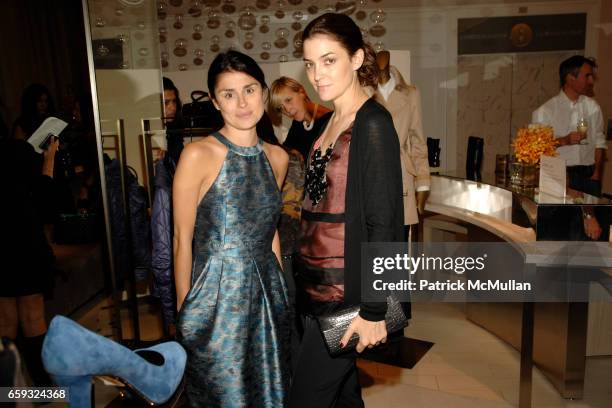 Florinka Pesenti and Fernanda Niven attend TOD's Special Presentation of the Fall-Winter Collection Hosted By Derek Lam & Cristina Greeven Cuomo at...