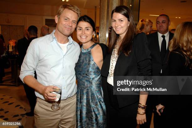 Jan-Hendrik Schlottmann, Florinka Pesenti and Elizabeth Pasternak attend TOD's Special Presentation of the Fall-Winter Collection Hosted By Derek Lam...