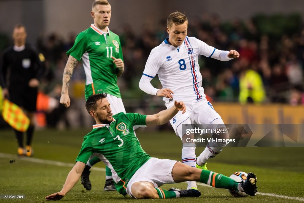 Friendly match"Ireland v Iceland"