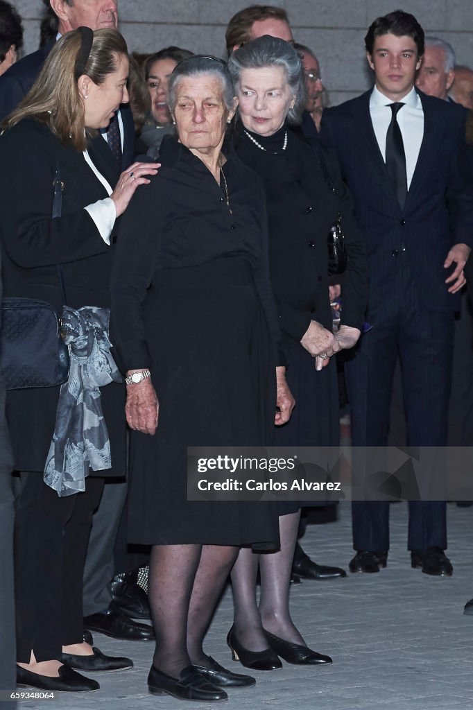 Alicia de Borbon Parma Funeral Chapel in Madrid