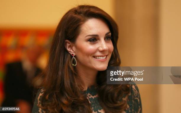 Catherine, Duchess of Cambridge attends the 2017 Portrait Gala at the National Portrait Gallery on March 28, 2017 in London, Britain.