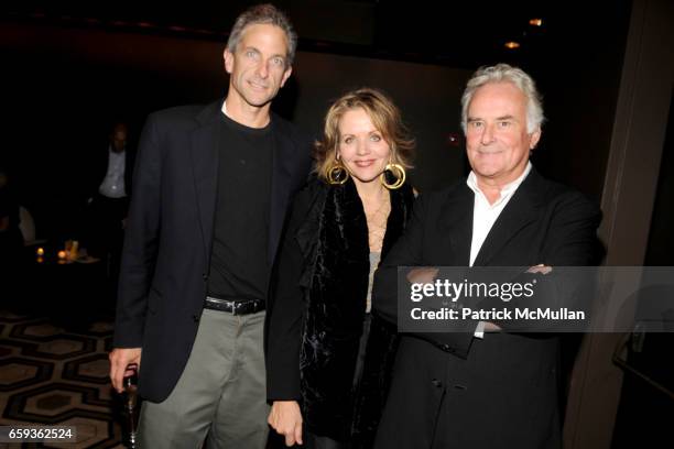 Tim Jessell, Renee Fleming and Richard Eyre attend Screening of THE OTHER MAN at Tribeca Grand Hotel on September 11, 2009 in New York City.