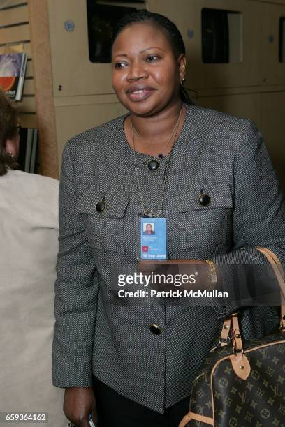 Fatou Bensouda attends UNDOC Hosts Discussion and Book Signing for "HALF THE SKY" at United Nations on September 15, 2009 in New York City.