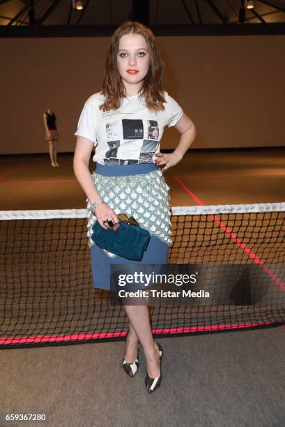 German actress Jella Haase attends the BIDI BADU by Kilian Kerner Presentation at Ellington Hotel on March 28, 2017 in Berlin, Germany.