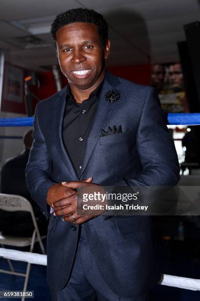 Michael 'Pinball' Clemons, Co-Founder of the Pinball Clemons Foundation attends the 3rd Annual Victory Charity Ball Preview Day at Dewith Frazer...