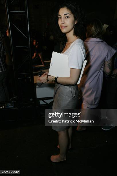 Caroline Kissa attends RACHEL ROY Spring/Summer 2010 Presentation at Cedar Lake on September 13, 2009 in New York City.