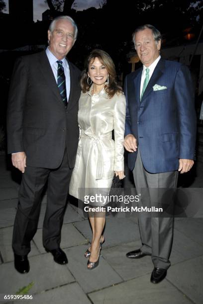 William Flaherty, Susan Lucci and Helmut Huber attend WILLIAM FLAHERTY Hosts Book Party for JAMES GARDNER's THE LION KILLER at The Central Park Zoo...