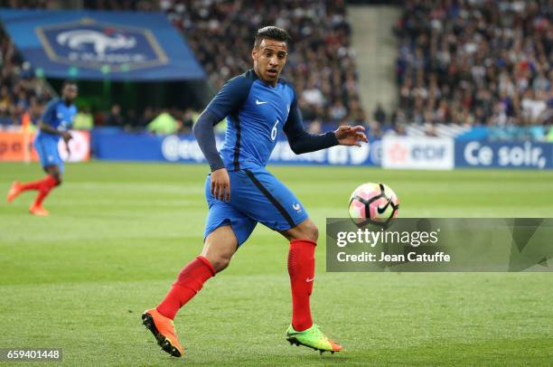 Corentin Tolisso of France in action during the international friendly match between France and Spain between France and Spain at Stade de France on...