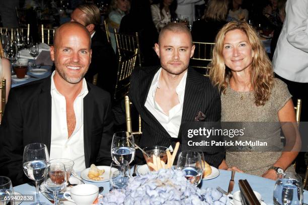 Jason Flesher, Tim Crout and Jennifer Nilles attend The Couture Council Award for Artistry of Fashion Honoring DRIES VAN NOTEN at Cipriani 42nd...