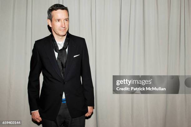 Dries van Noten attends The Couture Council Award for Artistry of Fashion Honoring DRIES VAN NOTEN at Cipriani 42nd Street on September 9, 2009 in...