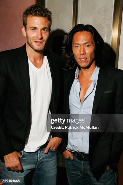 Brad Kroenig and Stephen Gan attend FORD Models Fashion Week Kick-Off Party at Rose Bar on September 9, 2009 in New York City.