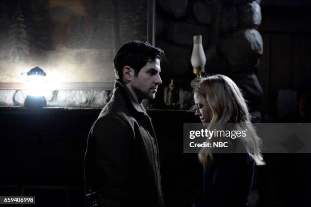 The End" Episode 613 -- Pictured: David Giuntoli as Nick Burkhardt, Claire Coffee as Adalind Schade --