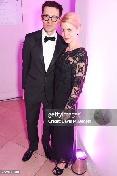 Erdem Moralioglu and Jaime Perlman attend the Portrait Gala 2017 sponsored by William & Son at the National Portrait Gallery on March 28, 2017 in...