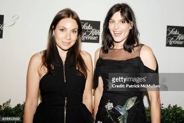 Fabiola Beracasa and Tabitha Simmons attend The Couture Council Award for Artistry of Fashion Honoring DRIES VAN NOTEN at Cipriani 42nd Street on...