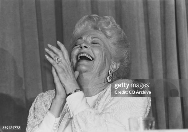 Independent Action Roast of Gov Ann Richards. Gov. Ann Richards, D-Tex., laughs as Rep. Charlie Wilson is giving his remarks. Gov. Richards fired...