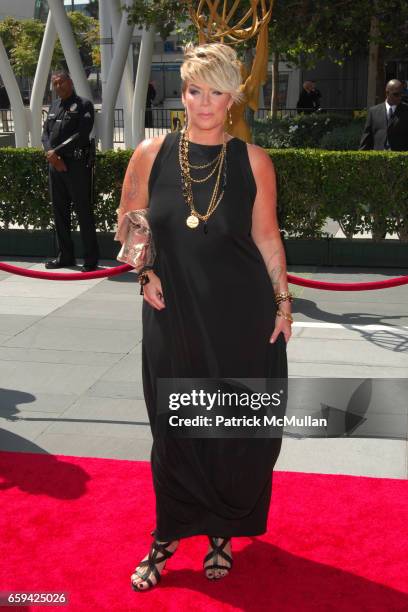 Mia Michaels attends 2009 CREATIVE ARTS EMMY AWARDS at NOKIA Theatre on September 12, 2009 in Los Angeles, California.