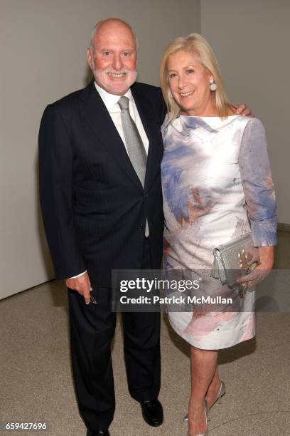Michael Lynne and Ninah Lynne attend 2009 Guggenheim International Gala at Guggenheim Museum on September 16, 2009 in New York City.