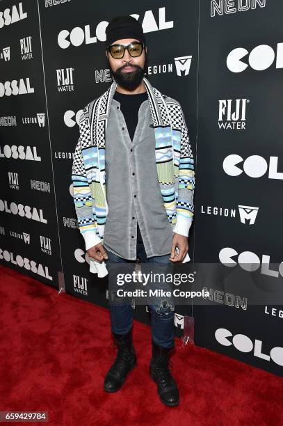 Celebrity stylist Ty Hunter attends the "Colossal" premiere at AMC Lincoln Square Theater on March 28, 2017 in New York City.