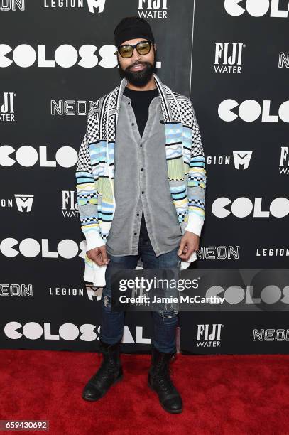 Celebrity stylist Ty Hunter attends the "Colossal" premiere at AMC Lincoln Square Theater on March 28, 2017 in New York City.