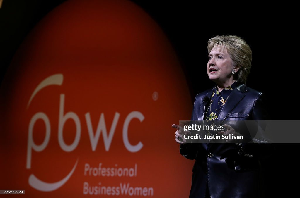 Hillary Clinton Addresses Professional Business Women Of California Conf.
