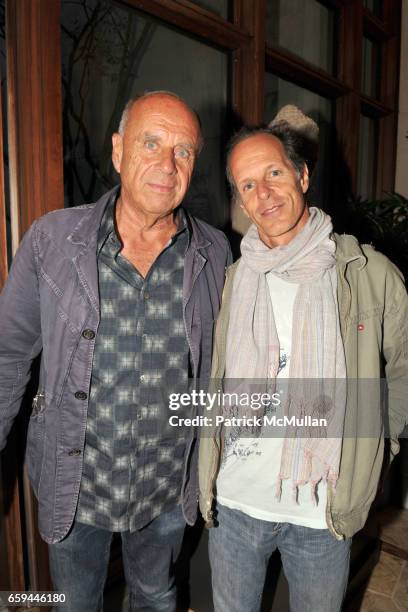 Ralph Gibson and Michael Halsband attend A Special Preview Screening of A PASSION FOR GIVING, A Film by ROBIN BAKER LEACOCK at Ross School on...