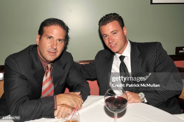 Greg Pass and Tom McArdle attend RON GALELLA Book Party for "VIVA L'ITALIA" Hosted by PATRICK MCMULLAN at Pasta Bar at Ancora on September 22, 2009...