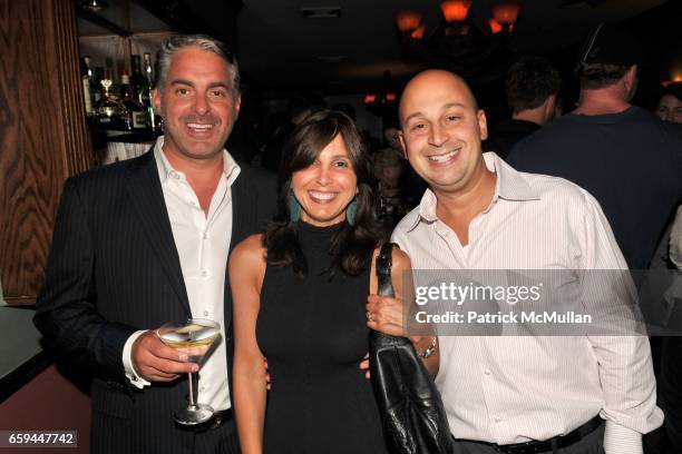 Mike Randazzo, Linda Randazzo and Michael Renna attend RON GALELLA Book Party for "VIVA L'ITALIA" Hosted by PATRICK MCMULLAN at Pasta Bar at Ancora...