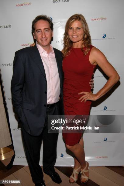 Bradford Rand and Mariel Hemingway attend ECO-LUXE at Rouge Tomate Restaurant on September 22, 2009 in New York City.