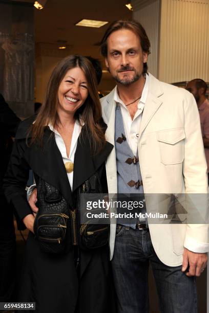 Sally Randall Brunger and Andrew Brunger attend LORD & TAYLOR Celebrates Fashion's Night Out at Lord & Taylor on September 10, 2009 in New York.