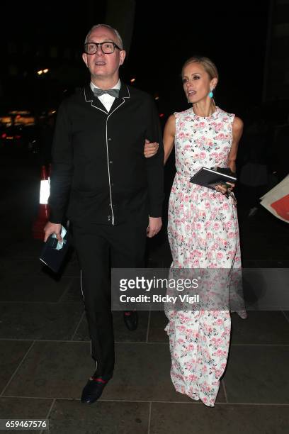 Laura Bailey leaving The Portrait Gala 2017 - fundraising dinner held at National Portrait Gallery on March 28, 2017 in London, England.