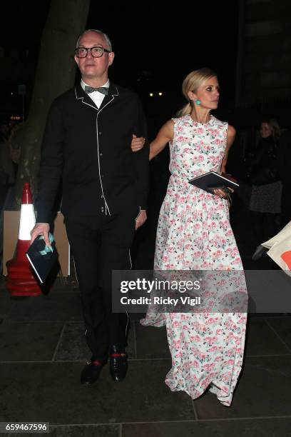 Laura Bailey leaving The Portrait Gala 2017 - fundraising dinner held at National Portrait Gallery on March 28, 2017 in London, England.