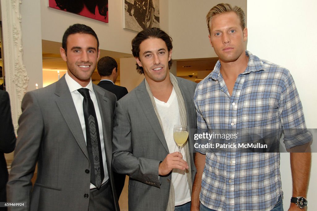 Jason Gohari, Andrew Joblon and John Termini attend VALENTINO... News ...